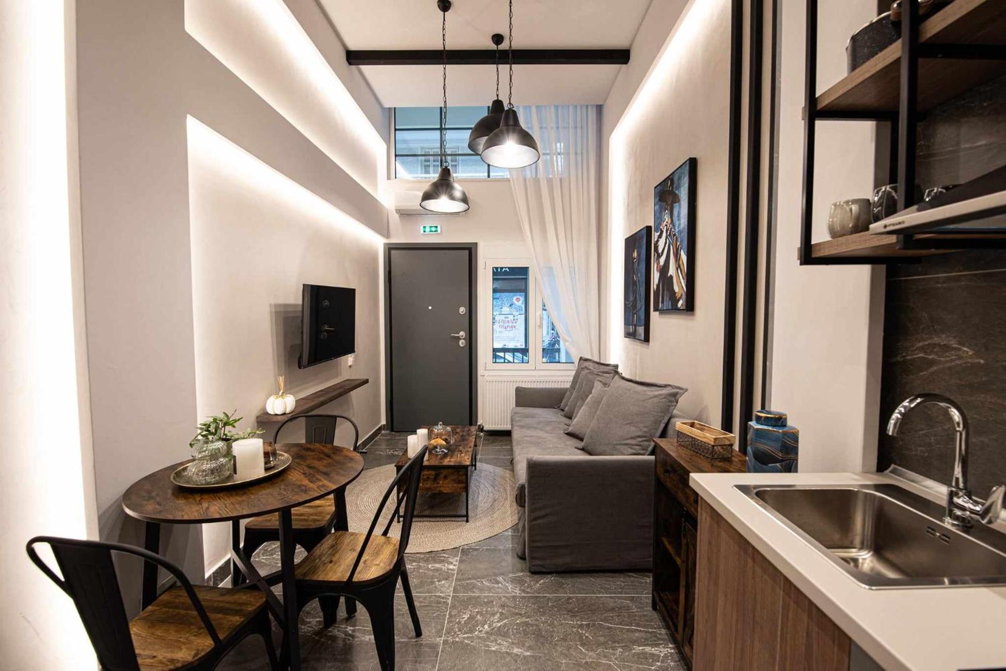 Namaste Lofts Near Seaside Apartment Thessaloníki Luaran gambar